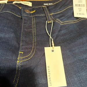 Warp and Weft Oakland Size 27 NWT